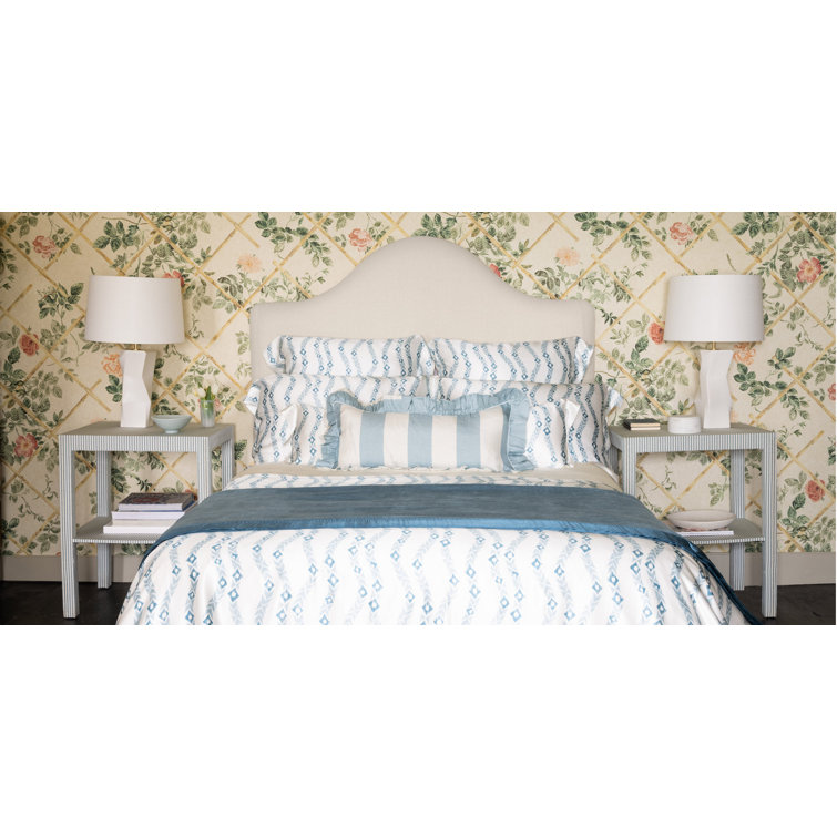 Gingerlily London Tangleweed Modern & Contemporary Silk Satin Chevron